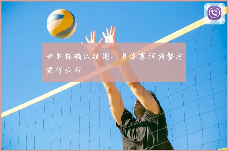 世界杯确认延期,具体赛程调整方案待公布